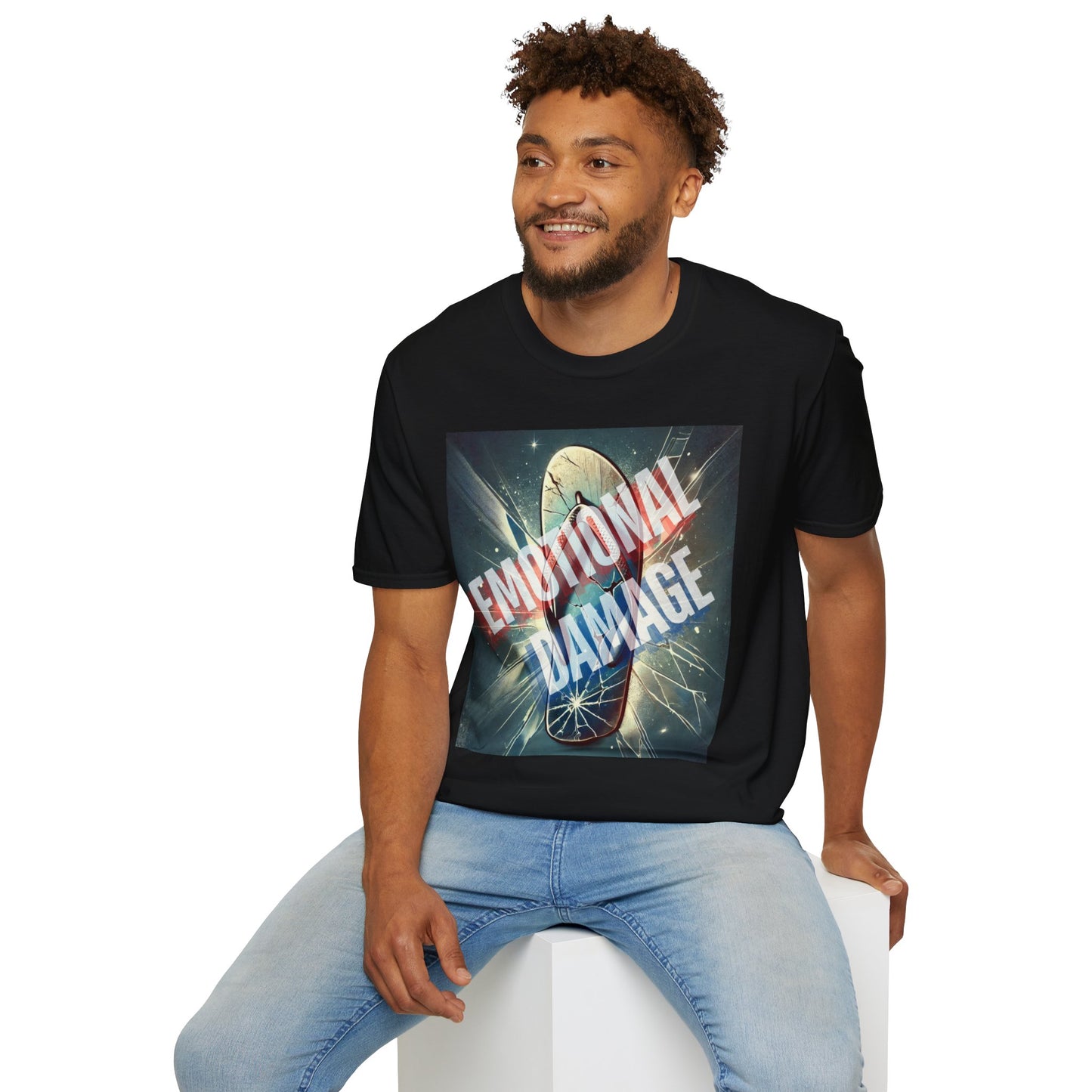 Emotional Damage Graphic Unisex Softstyle T-Shirt