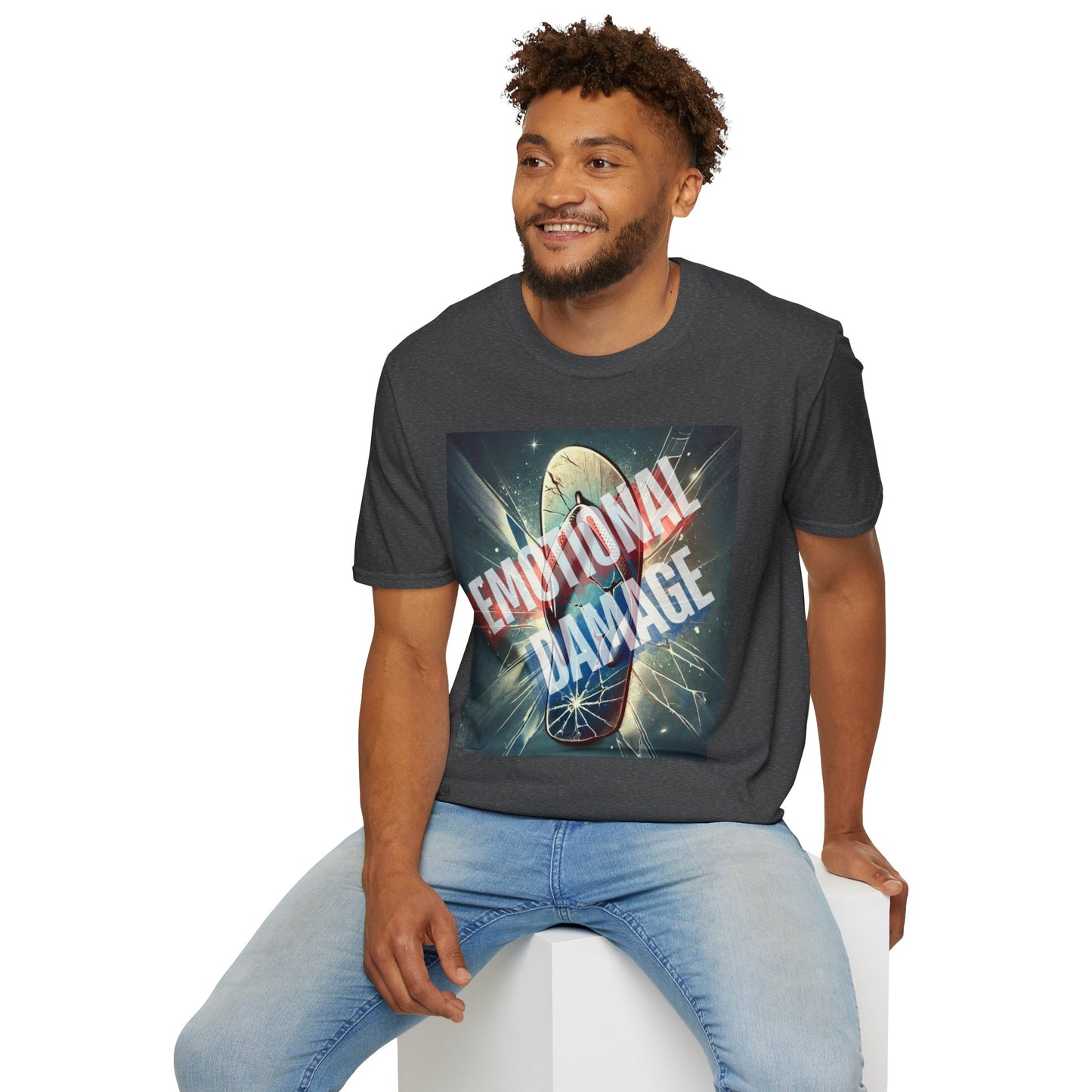 Emotional Damage Graphic Unisex Softstyle T-Shirt