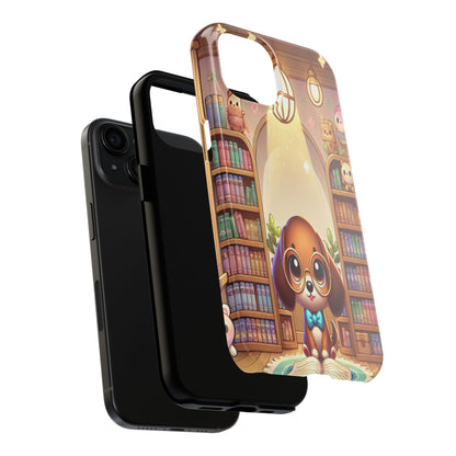 Bookworm Dachshund Phone Case