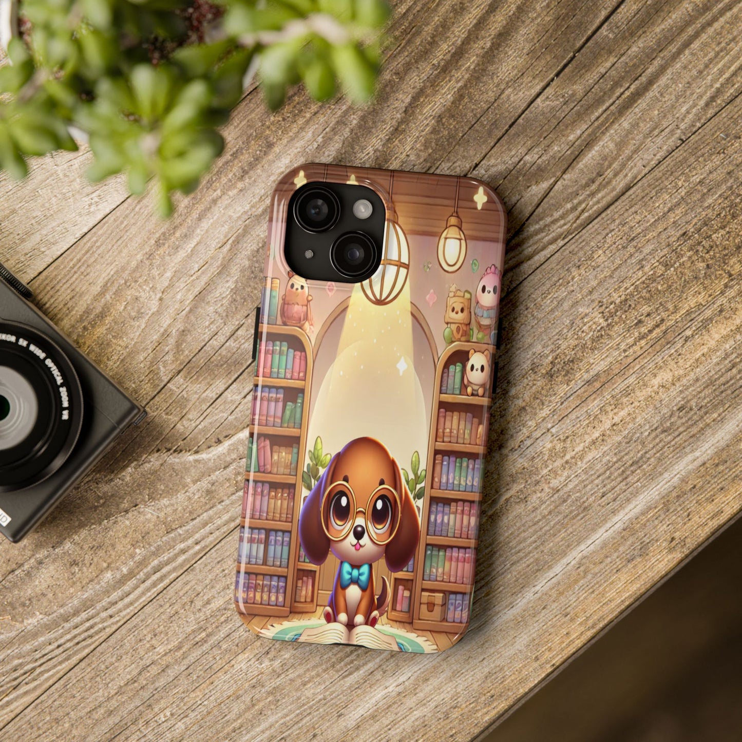 Bookworm Dachshund Phone Case