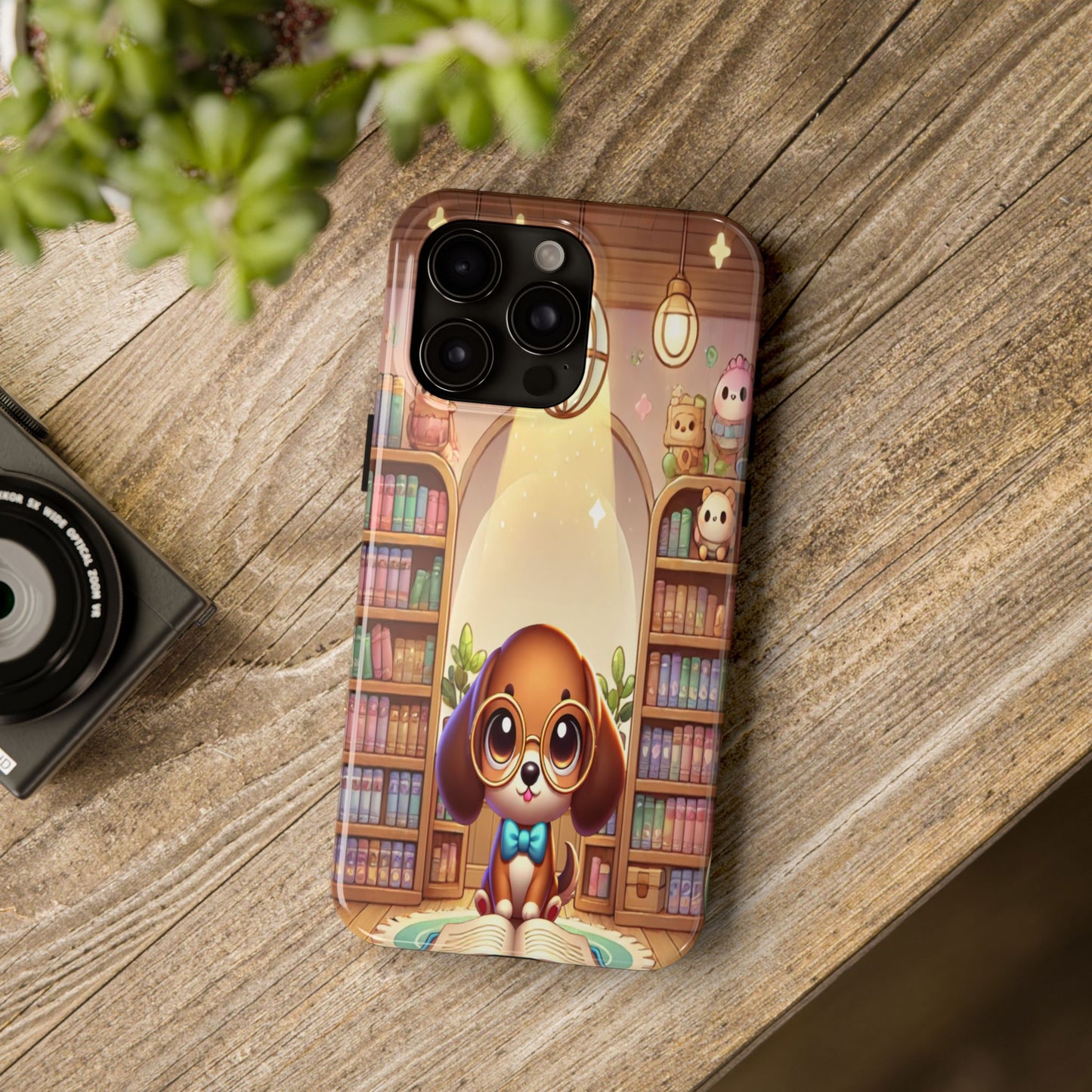 Bookworm Dachshund Phone Case