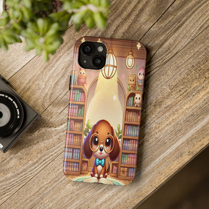 Bookworm Dachshund Phone Case