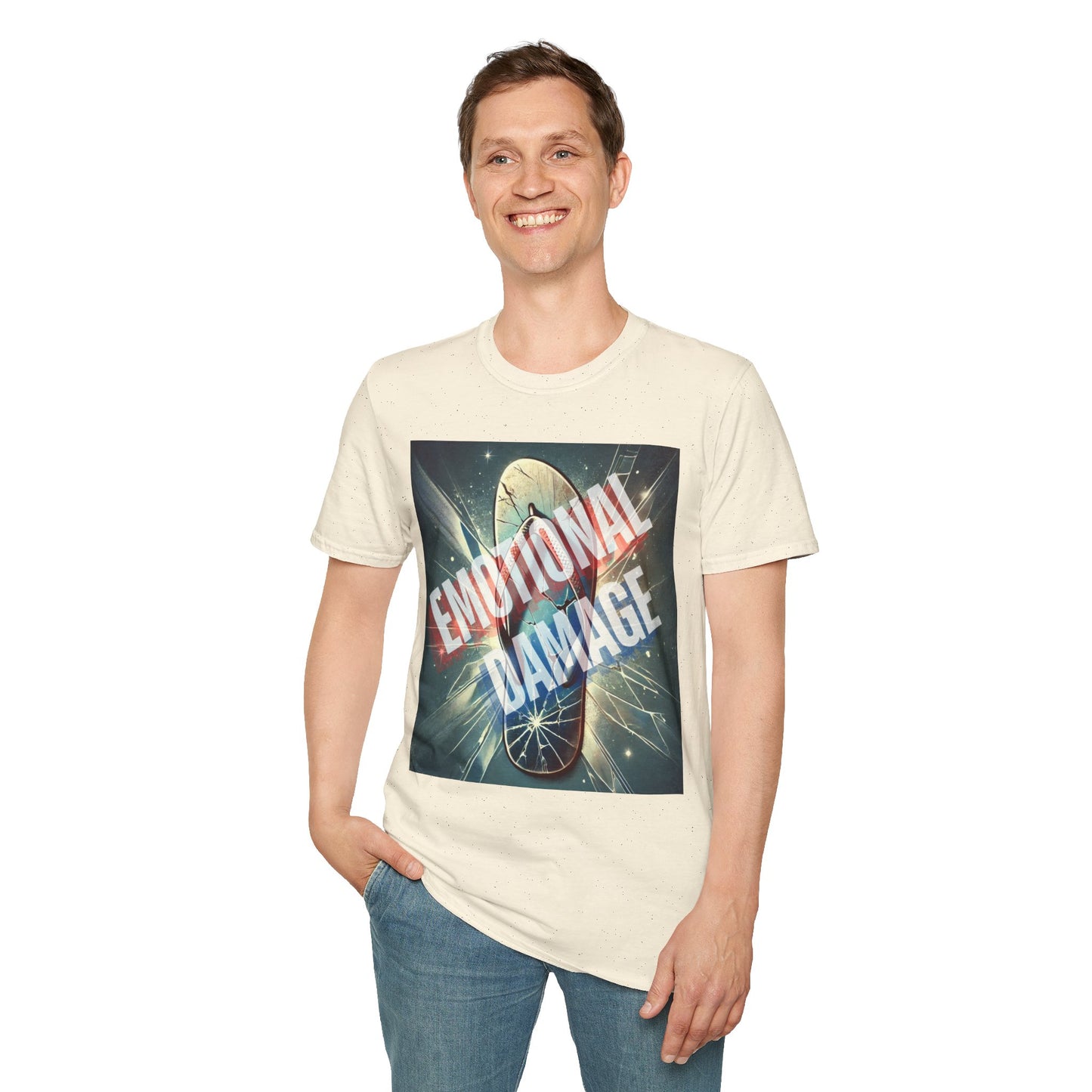 Emotional Damage Graphic Unisex Softstyle T-Shirt