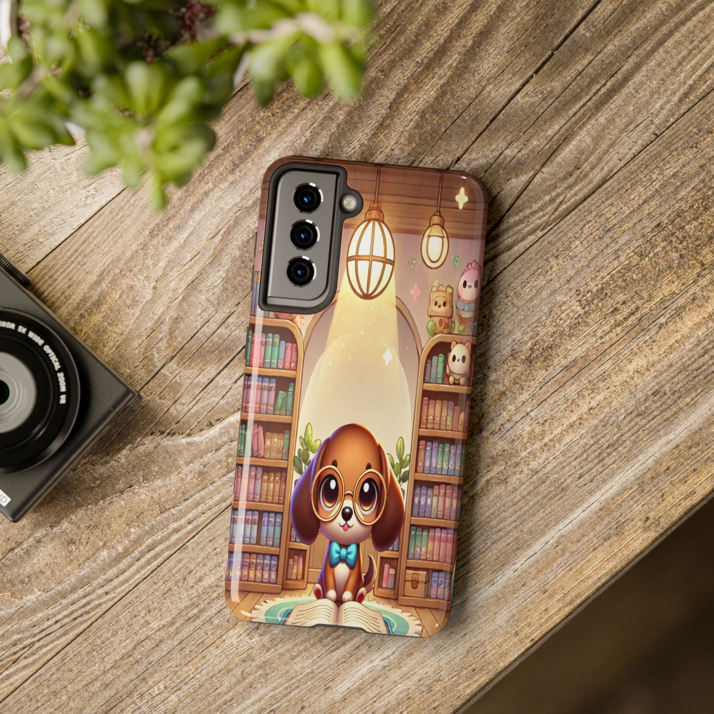 Bookworm Dachshund Phone Case