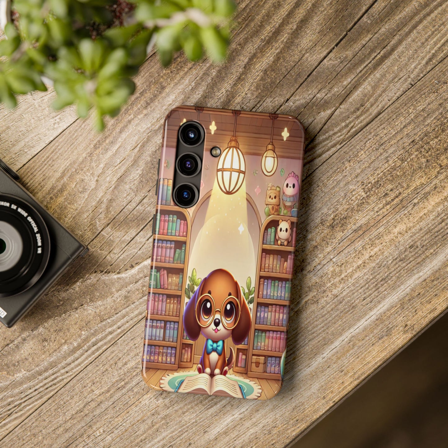 Bookworm Dachshund Phone Case